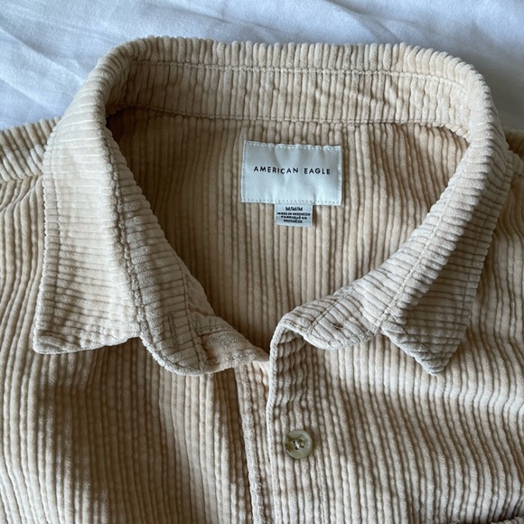 American Eagle Corduroy Cropped Shirt Jacket - Picture 12 of 12